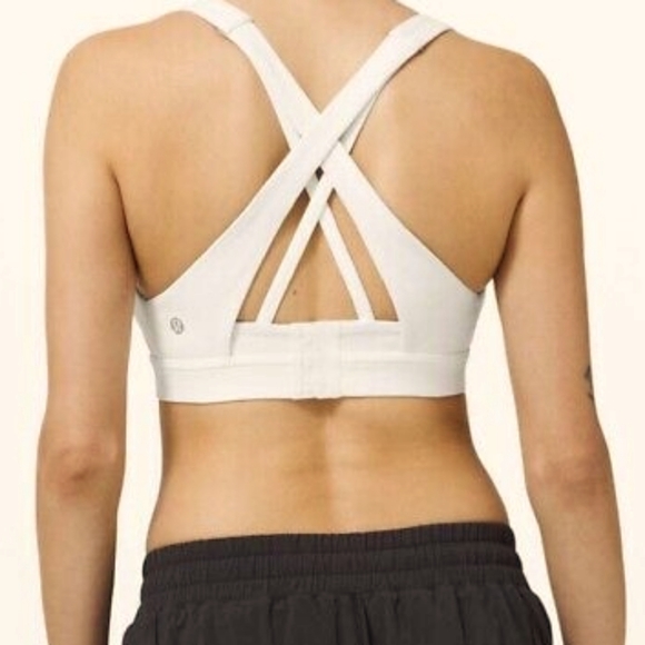 ♥️ lululemon 🍋 Stash-it-All Bra - White, Size 6 - Picture 3 of 5